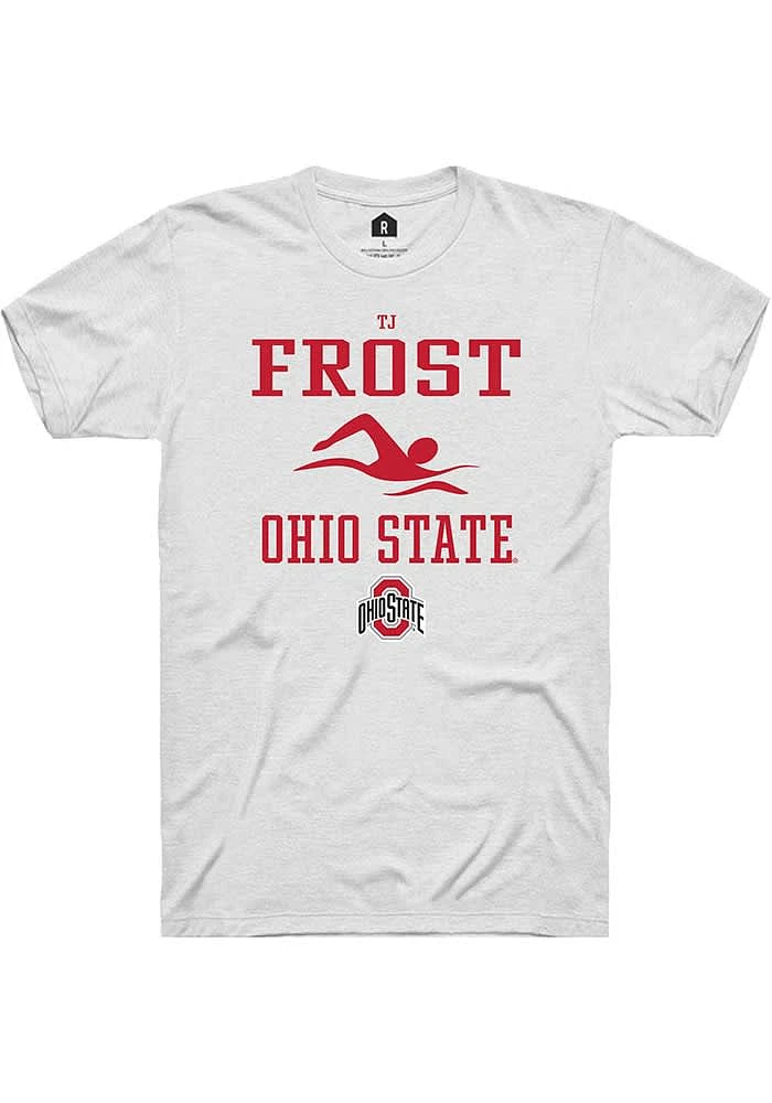 TJ Frost Ohio State Buckeyes Rally NIL Sport Icon Short Sleeve T Shirt