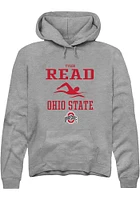 Tyler Read  Rally Ohio State Buckeyes Mens Graphite NIL Sport Icon Long Sleeve Hoodie