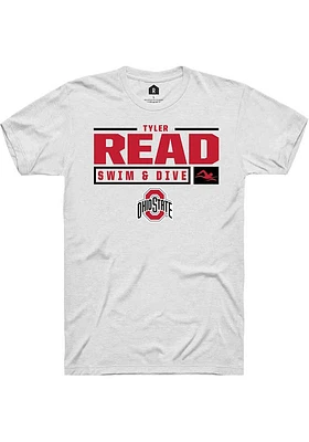 Tyler Read Ohio State Buckeyes Rally NIL Stacked Box Short Sleeve T Shirt