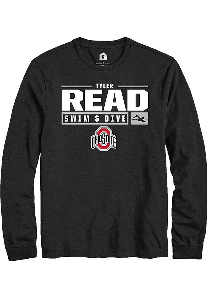 Tyler Read Ohio State Buckeyes Rally NIL Stacked Box Long Sleeve T Shirt