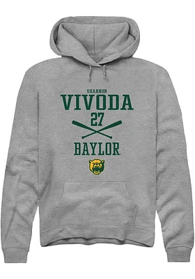 Shannon Vivoda  Rally Baylor Bears Mens Graphite NIL Sport Icon Long Sleeve Hoodie