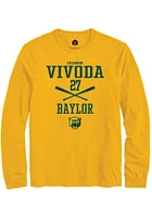Shannon Vivoda  Baylor Bears Gold Rally NIL Sport Icon Long Sleeve T Shirt