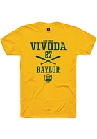 Shannon Vivoda  Baylor Bears Gold Rally NIL Sport Icon Short Sleeve T Shirt