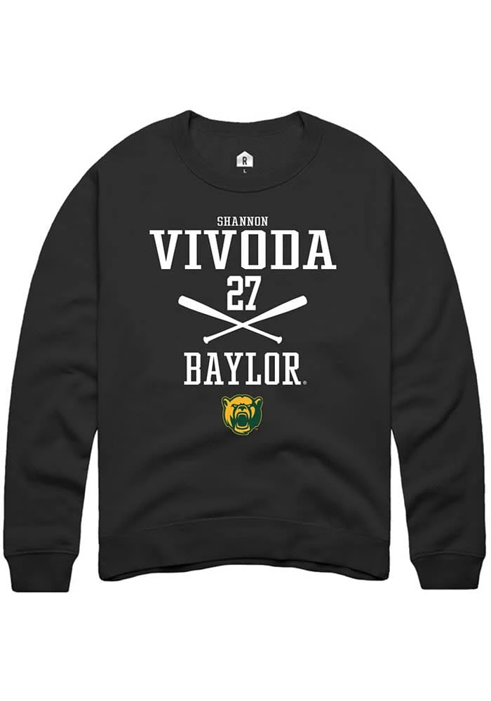 Shannon Vivoda Rally Baylor Bears Mens NIL Sport Icon Long Sleeve Crew Sweatshirt