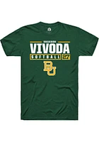 Shannon Vivoda  Baylor Bears Green Rally NIL Stacked Box Short Sleeve T Shirt