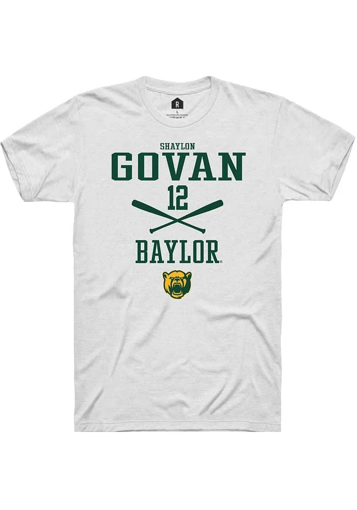 Shaylon Govan Baylor Bears Rally NIL Sport Icon Short Sleeve T Shirt