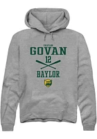 Shaylon Govan  Rally Baylor Bears Mens Graphite NIL Sport Icon Long Sleeve Hoodie