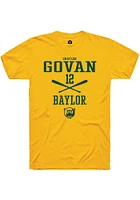 Shaylon Govan  Baylor Bears Gold Rally NIL Sport Icon Short Sleeve T Shirt