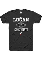 Drew Logan Cincinnati Bearcats Rally NIL Sport Icon Short Sleeve T Shirt