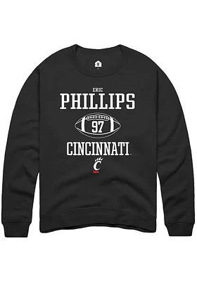 Eric Phillips Rally Cincinnati Bearcats Mens NIL Sport Icon Long Sleeve Crew Sweatshirt