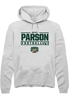 Bryce Parson Rally Ohio Bobcats Mens NIL Stacked Box Long Sleeve Hoodie
