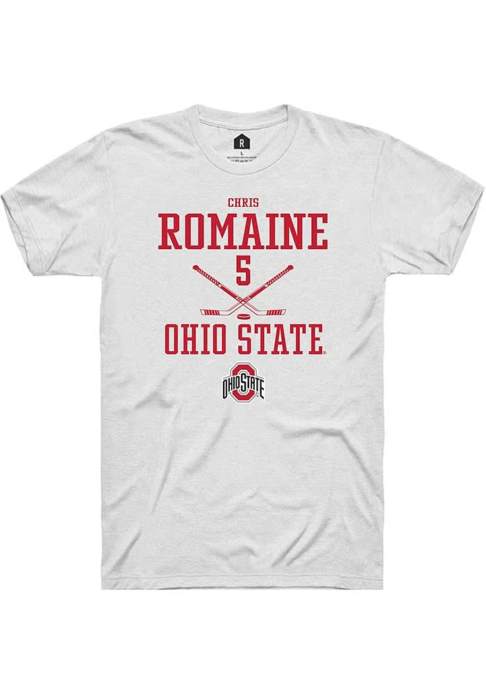 Chris Romaine Ohio State Buckeyes Rally NIL Sport Icon Short Sleeve T Shirt