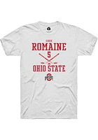 Chris Romaine Ohio State Buckeyes Rally NIL Sport Icon Short Sleeve T Shirt