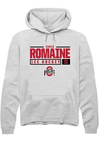 Chris Romaine Rally Ohio State Buckeyes Mens NIL Stacked Box Long Sleeve Hoodie