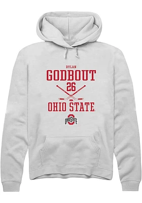 Dylan Godbout Rally Ohio State Buckeyes Mens NIL Sport Icon Long Sleeve Hoodie