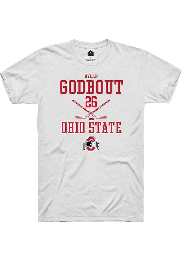 Dylan Godbout Ohio State Buckeyes Rally NIL Sport Icon Short Sleeve T Shirt