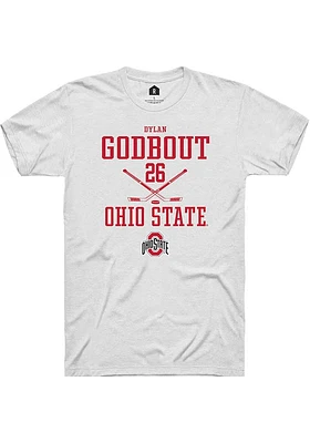 Dylan Godbout Ohio State Buckeyes Rally NIL Sport Icon Short Sleeve T Shirt