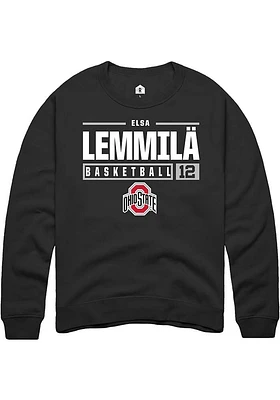 Rally Ohio State Buckeyes Mens NIL Stacked Box Design Long Sleeve Crew Sweatshirt