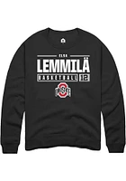 Rally Ohio State Buckeyes Mens NIL Stacked Box Design Long Sleeve Crew Sweatshirt