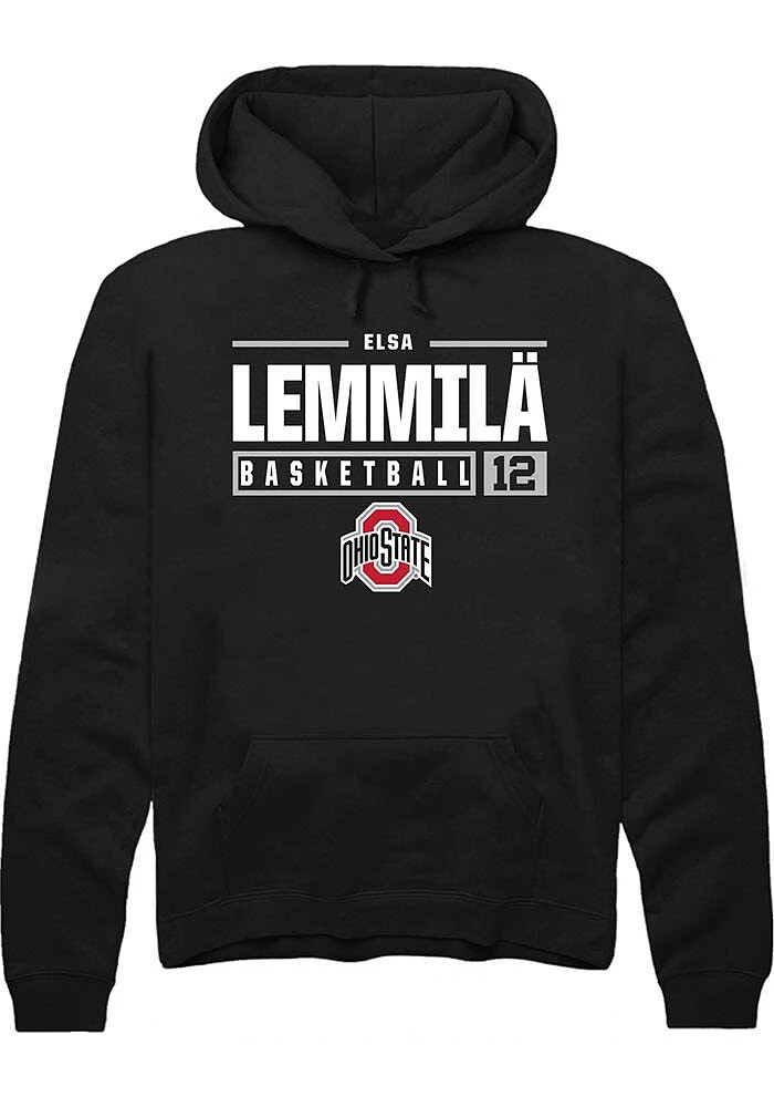 Rally Ohio State Buckeyes Mens NIL Stacked Box Design Long Sleeve Hoodie