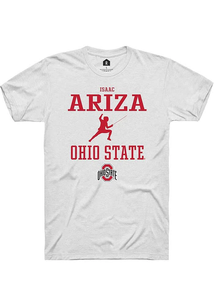 Isaac Ariza Ohio State Buckeyes Rally NIL Sport Icon Short Sleeve T Shirt