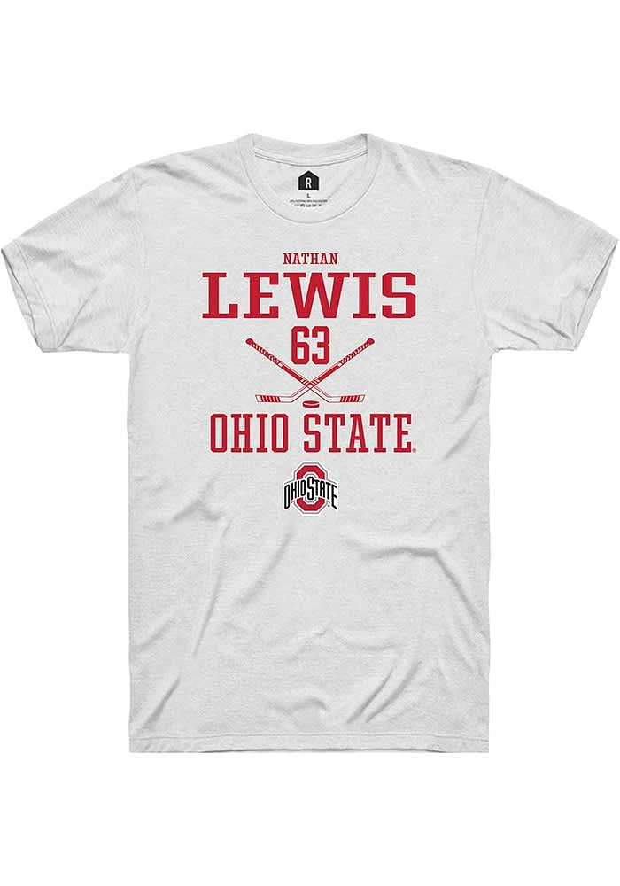 Nathan Lewis Ohio State Buckeyes Rally NIL Sport Icon Short Sleeve T Shirt