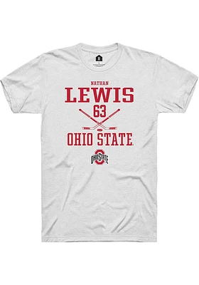 Nathan Lewis Ohio State Buckeyes Rally NIL Sport Icon Short Sleeve T Shirt