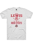 Nathan Lewis Ohio State Buckeyes Rally NIL Sport Icon Short Sleeve T Shirt
