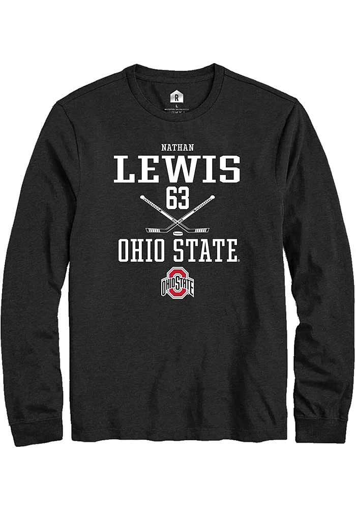 Nathan Lewis Ohio State Buckeyes Rally NIL Sport Icon Long Sleeve T Shirt