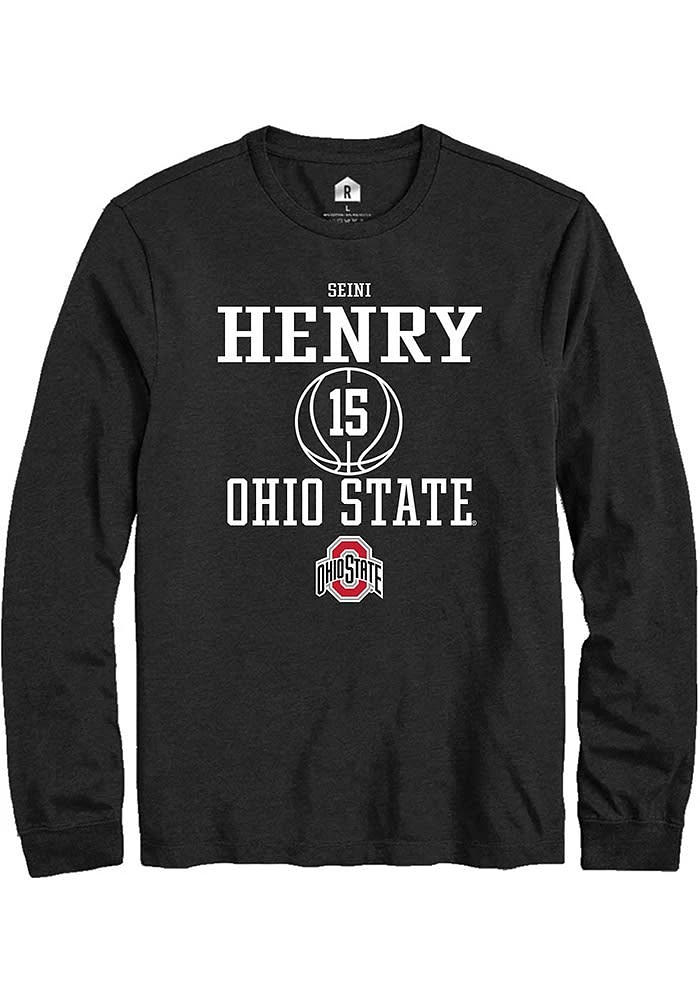 Seini Henry Ohio State Buckeyes Rally NIL Sport Icon Long Sleeve T Shirt