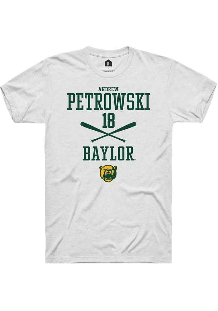 Andrew Petrowski Baylor Bears Rally NIL Sport Icon Short Sleeve T Shirt