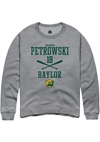 Andrew Petrowski  Rally Baylor Bears Mens Graphite NIL Sport Icon Long Sleeve Crew Sweatshirt