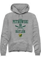 Andrew Petrowski  Rally Baylor Bears Mens Graphite NIL Sport Icon Long Sleeve Hoodie