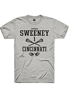 Amanda Sweeney  Cincinnati Bearcats Ash Rally NIL Sport Icon Short Sleeve T Shirt