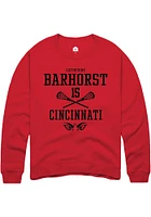 Catherine Barhorst Rally Cincinnati Bearcats Mens NIL Sport Icon Long Sleeve Crew Sweatshirt