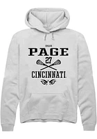 Chloe Page Rally Cincinnati Bearcats Mens NIL Sport Icon Long Sleeve Hoodie