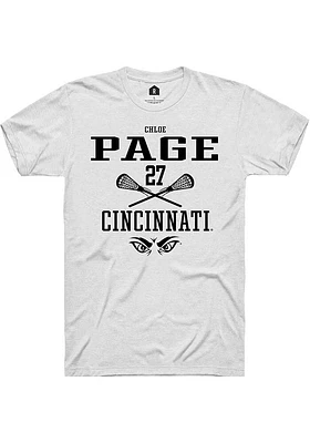 Chloe Page Cincinnati Bearcats Rally NIL Sport Icon Short Sleeve T Shirt