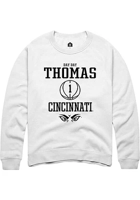 Day Thomas Rally Cincinnati Bearcats Mens NIL Sport Icon Long Sleeve Crew Sweatshirt