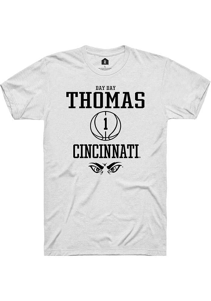 Day Thomas Cincinnati Bearcats Rally NIL Sport Icon Short Sleeve T Shirt