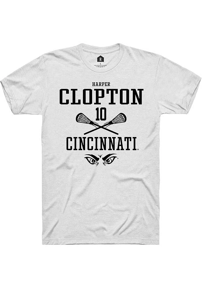 Harper Clopton Cincinnati Bearcats Rally NIL Sport Icon Short Sleeve T Shirt