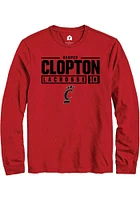 Harper Clopton Cincinnati Bearcats Rally NIL Stacked Box Long Sleeve T Shirt