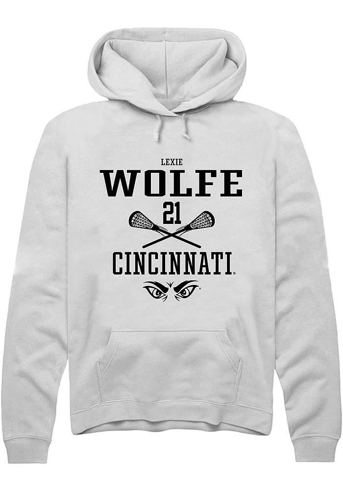 Lexie Wolfe Rally Cincinnati Bearcats Mens NIL Sport Icon Long Sleeve Hoodie