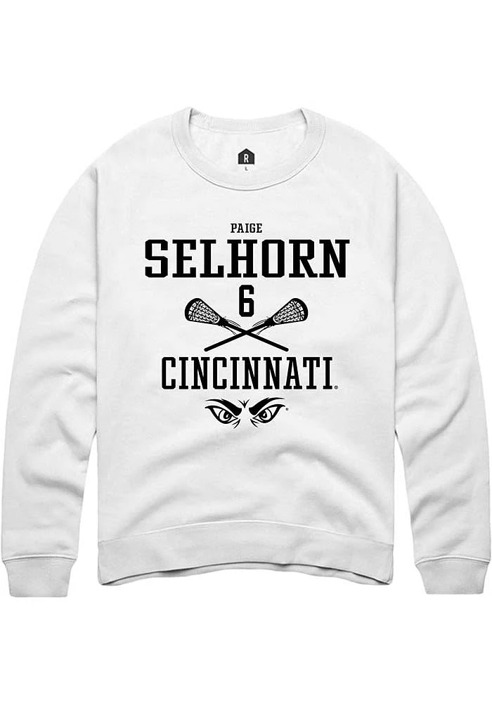 Paige Selhorn Rally Cincinnati Bearcats Mens NIL Sport Icon Long Sleeve Crew Sweatshirt