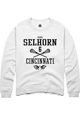 Paige Selhorn Rally Cincinnati Bearcats Mens NIL Sport Icon Long Sleeve Crew Sweatshirt