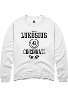 Simas Lukosius Rally Cincinnati Bearcats Mens NIL Sport Icon Long Sleeve Crew Sweatshirt