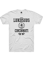 Simas Lukosius Cincinnati Bearcats Rally NIL Sport Icon Short Sleeve T Shirt