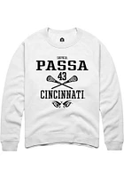 Sophia Passa Rally Cincinnati Bearcats Mens NIL Sport Icon Long Sleeve Crew Sweatshirt