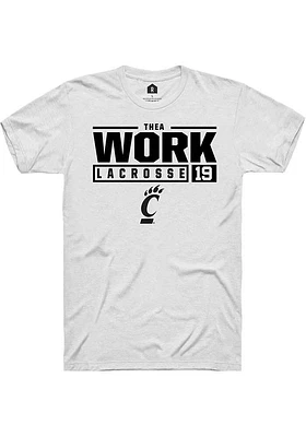 Thea Work Cincinnati Bearcats Rally NIL Stacked Box Short Sleeve T Shirt