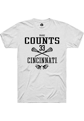 Veronica Counts Cincinnati Bearcats Rally NIL Sport Icon Short Sleeve T Shirt