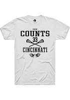 Veronica Counts Cincinnati Bearcats Rally NIL Sport Icon Short Sleeve T Shirt